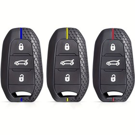 Resim Silikon Araba Anahtar Kılıfı Kılıfı for PEUGEOT, Citroen, Opel ve Diğer Modeller İçin - Kirtlandi 