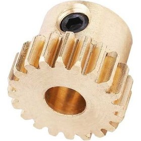 Resim Besthome1 Endüstriyel Robot Pervane Parçası 4304-0006-0020 Model, 20 Dişli, 6mm Daire Delik, 0.8 Modül, Dayanıklı Bakır 