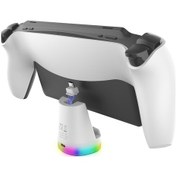 Resim Ipega Pg-p5p25a Sony Ps5 Portal Şarj İstasyonu Rgb Aydınlatma Manyetik Şarj Ünitesi 