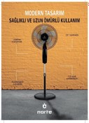 Resim NARTE NT-RCF180 18'' Ayaklı Vantilatör (Uzaktan Kumandalı) 