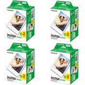 Resim Fujifilm Instax Mini 20'li Film 4'lü Set 80 Poz Fujifilm