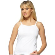 Resim 6 Adet Gümüş Kadın Likralı İp Askılı Atlet Renk Seçenekli 001 