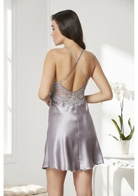 Resim Pierre Cardin 4lü Gecelik Sabahlık Şort Çeyiz Set 7005 Royal 001 
