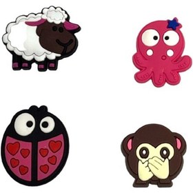 Resim Crocs Terlik Süsü & Renkli Aksesuar4'Lü Paket Jibbitz (481417778)-Standart 