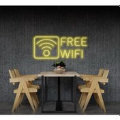 Resim Twins Led Free Wifi Yazılı Ve Şekilli Neon Tabela Günışığı Model:model:29483366 Gün Işığı 