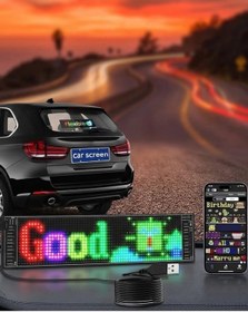 Resim Dekoratif Led Yazı Paneli Rgb Animasyonlu Uzaktan Kumandalı Ekran 