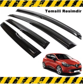 Resim caraks Renault Clio 4 Stw Mügen Cam Rüzgarlığı 2012-2019 Arası 4 Lü Set 
