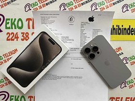 Resim Apple iPhone 15 Pro İkinci El TR | 128 GB | Natürel Titanyum 