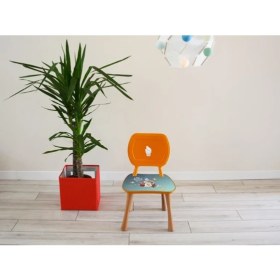 Resim Popcorn Kids Apple Space Sandalyeli Aktivite Sandalye 2 - 6 Yaş 