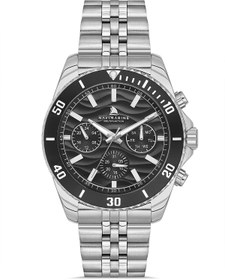 Resim Navimarine NM009-01 Multifonksiyonlu Gümüş Renk Çelik Erkek Kol Saati 