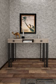 Resim Wood House Gardenya Dresuar -ceviz 