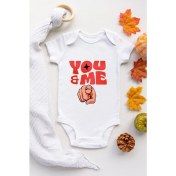 Resim Limon You And Me Desenli Kısa Kol Unisex Body 