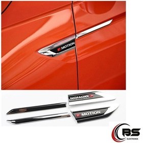 Resim Volkswagen Tiguan - T Roc Çamurluk Logosu Paslanmaz Krom Kaplama 