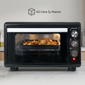 Resim Conti CMF-501 Bakeon 42 Lt Fırın Siyah 