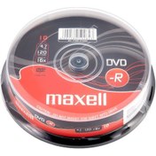 Resim Maxell 4.7 GB 120Min 16X Kutulu DVD-R 10'lu 