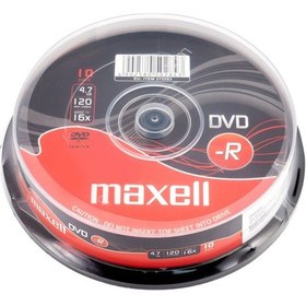 Resim Maxell 4.7 GB 120Min 16X Kutulu DVD-R 10'lu 