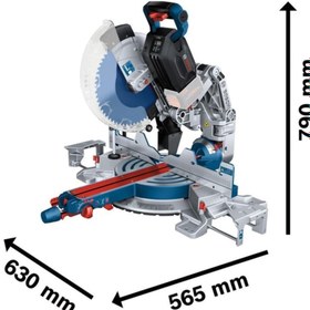 Resim Bosch Gcm 18v 305 Gdc Akülü Gönye Kesme 2x12 Amper Biturbo 