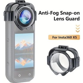 Resim Topshop1 Feıchao Insta360 X5 Aksiyon Kamerası Siyah Anti Sis Lens Koruyucu 9h Sert Cam Yansıma Önleyici Toz Geçirmez 