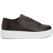 Resim Network Acı Kahve Kadın Deri Sneaker 