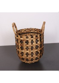 Resim Yeni Finike Su Sümbülü Çamaşır Ve Saklama Sepeti 27x33x42 Cm Kagverengi 