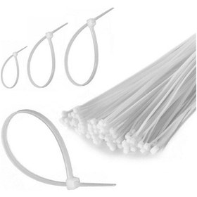 Resim 100 Adet Plastik Cırt Kelepçe Kablo Bağı Kablo Düzenleyici- 3.6 X 150 Mm 5358 