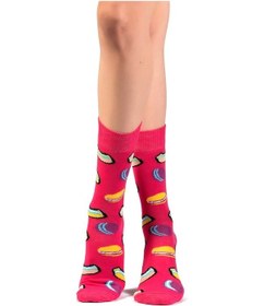 Resim Ozzy Socks Macaron Desenli Çorap Çok Renkli 