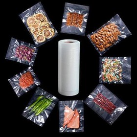 Resim E&D Collection T.M.Q.G 5 Metre Tırtıklı Rulo Vakum Poşeti Torbası (SEÇENEKLİ) (25cm) 