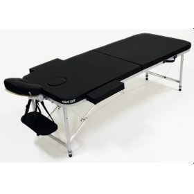Resim Relax Soft Masaj Masası Katlanır Alüminyum Ayaklı Siyah 
