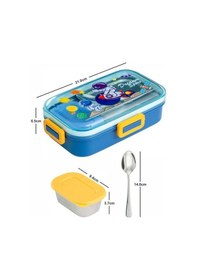 Resim Akıllıelma-lunch Box Beslenme Kabı Çelik İthal Enjoy Mavi K.2537 92553 0237 Mavi 