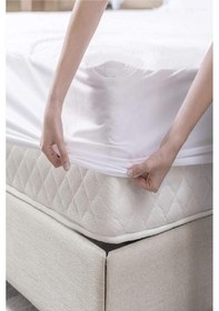 Resim Evony Çift Kişilik 150x200+30 Cm Micro Fitted Alez Sıvı Geçirmez Beyaz 
