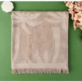 Resim Elio Plaj Havlusu - Bej - 70X140 Cm 