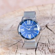 Resim Spectrum Gümüş Renkli Hasır Çelik Kordonlu Büyük Kasa Tasarımlı Erkek Saat ST-303982 