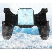 Resim Zsykd S-03 Altı Parmak Bağlantısı Yarı Iletken Soğutma Cep Telefonu Gamepad Braketi Ile, 4.7-6.5 İnç Cep Telefonları İçin Uygun (Yurt Dışından) 