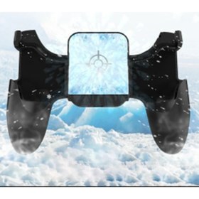 Resim Zsykd S-03 Altı Parmak Bağlantısı Yarı Iletken Soğutma Cep Telefonu Gamepad Braketi Ile, 4.7-6.5 İnç Cep Telefonları İçin Uygun (Yurt Dışından) 