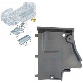 Resim Gkl Audi A4 2009-2012 Küçük Alt Taban Kaplaması Sol 8k0825201 