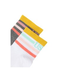 Resim U.s. Polo Assn. Kadın Gri Melanj Çorap 50318015-vr086 Grı Melanj 