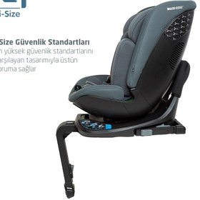 Resim Maxi-Cosi Spinel 360 Plus i-Size Dijital Göstergeli Dönebilen Yatabilen Isofix'li 0-36 kg Oto Koltuğu Authentic Graphite 