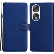 Resim Slim-fit Pu Deri Derece Renk Cüzdan Stand Kılıfı Honor 90 