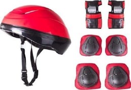 Resim Toprockstore Çocuk Kask Dizlik Dirseklik Koruyucu Set 7 Parça 