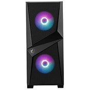 Resim Msi Mag Forge 100R Temperli Cam 2X A-RGB Fan, 1X 120MM Fan ATX Gaming Bilgisayar Kasası 