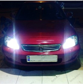 Resim Honda Cıvıc Vtec H4 Led Xenon Oto Ampulü Photon Mono 