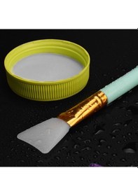 Resim 2li Silikon Temizlemesi Kolay Kullanılabilen Yüz Cilt Bakımı Maske Ve Krem Spatulası 5570 