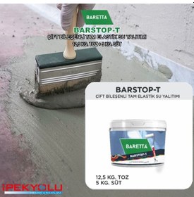 Resim Baretta Barstop-t Çift Bileşenli Tam Elastik Su Yalıtım Harcı 
