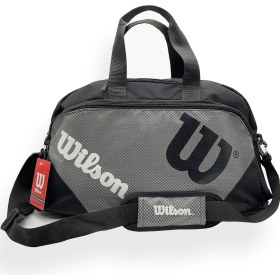 Resim Wilson Spor Çanta Gri Renk Spor ve Seyahat Çantası Ayakkabılık Bölmeli 