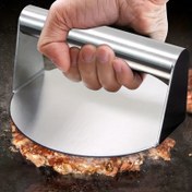 Resim 1 Adet Paslanmaz Çelik Burger Presi - 15,24 cm Yapışmaz Et Kıyma Şekillendirici | Mükemmel Sığır Eti Burgerleri, Sliderlar ve Biftekler İçin | Ergonomik Tutma Kolu ve Düz Yüzey ile Eşit Et Sıkma | İdeal Barbekü Mutfak Aleti 