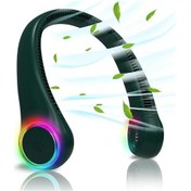 Resim Boyun Fanı, Mini Taşınabilir Fan, Boyun Fanı Turkuaz, 