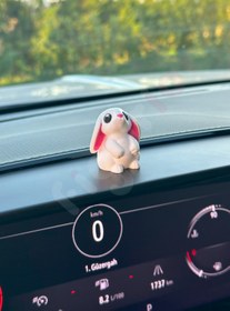 Resim figurio Sevimli Tavşan Figür Araba Süsü / Minik Dekor / Hediyelik Figür 