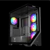 Resim Vento Vg4202fl Mid Tower, 850w 80+ Siyah, Temperli Cam, Rgb, Atx Gamıng Kasa 