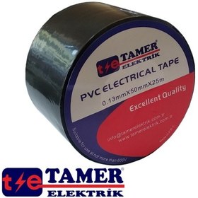 Resim 0.13Mm X 50Mm (5Cm)X25M Geniş Pvc Elektrik Izolasyon/Yalıtım Band (327525209) 