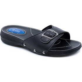 Resim Khayt Minel Anatomik Ortopedik Jel Taban Günlük Kadın Terlik-Siyah (553471280) Siyah 